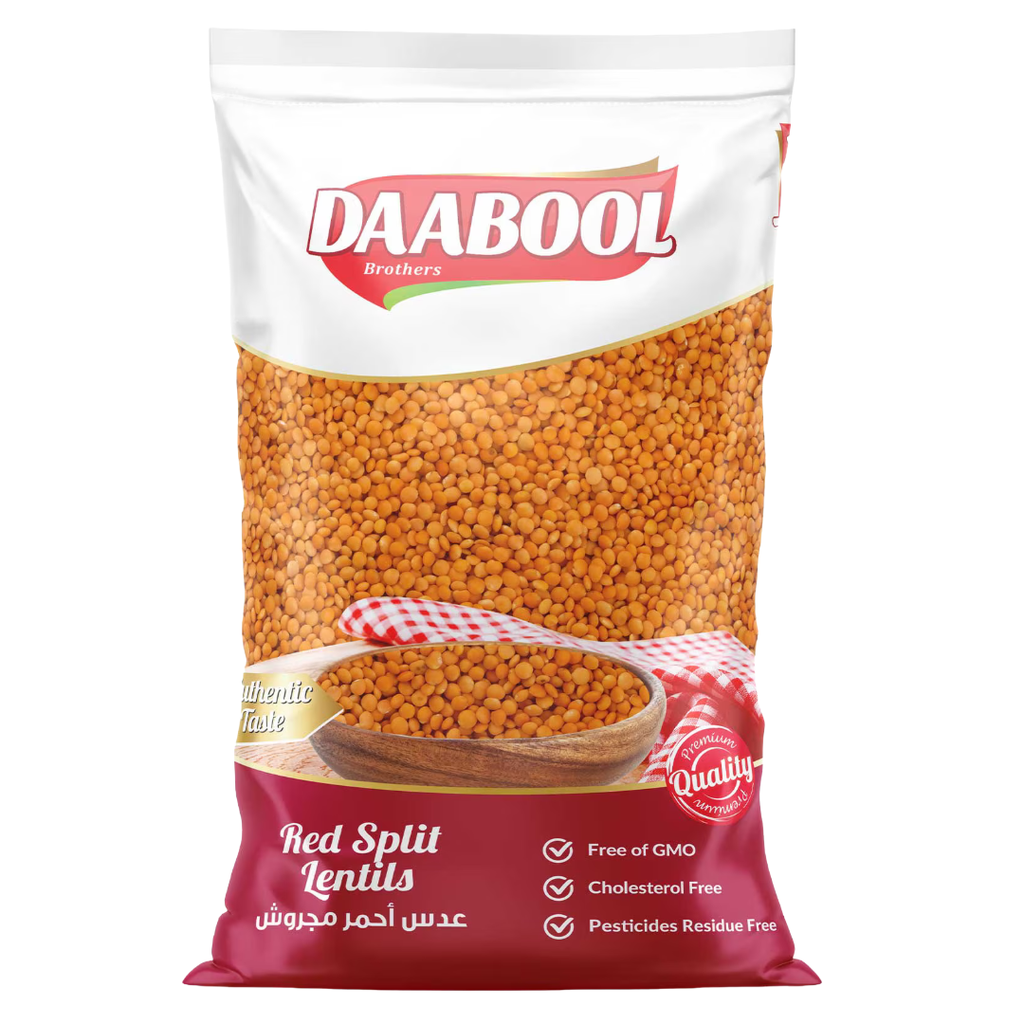 Daabool Brothers Red Split Lentils 900g