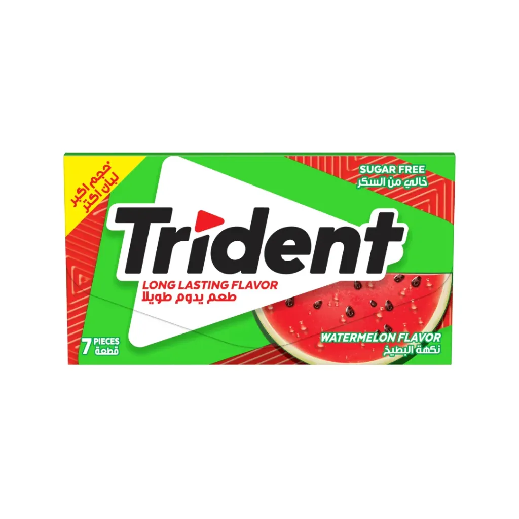Trident Watermelon Gum Flavor 13.5g
