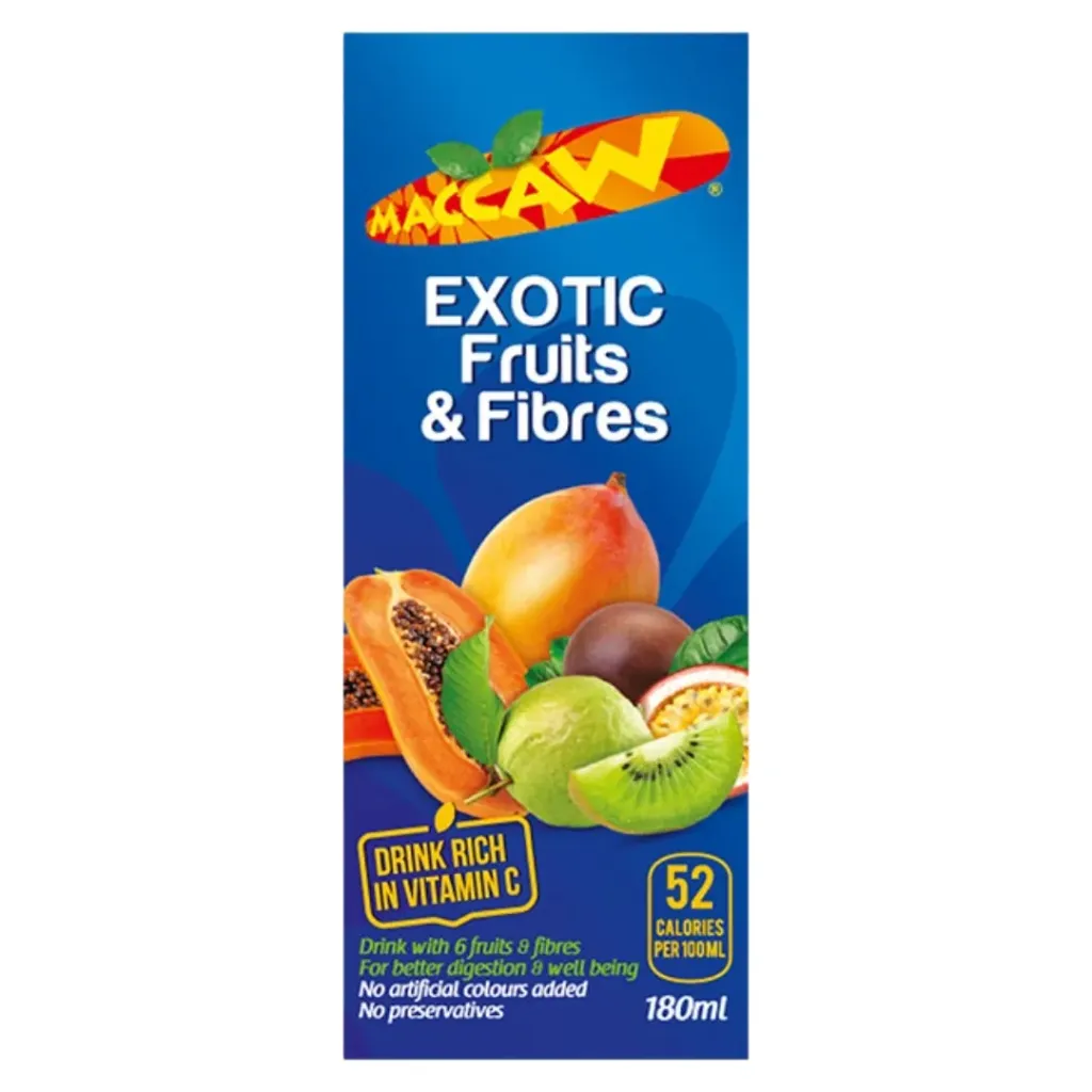 Maccaw Exotic Fruits & Fibers Juice 180ml