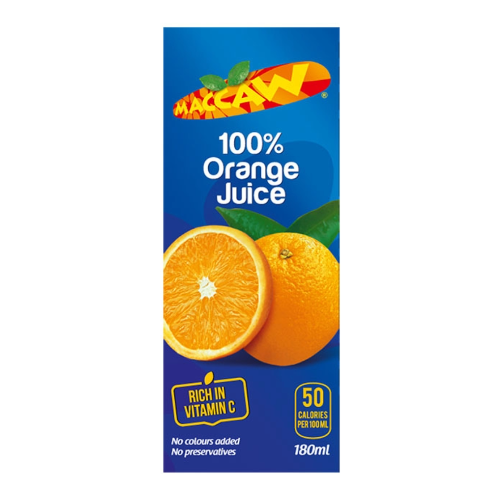 Maccaw Orange Juice 180ml