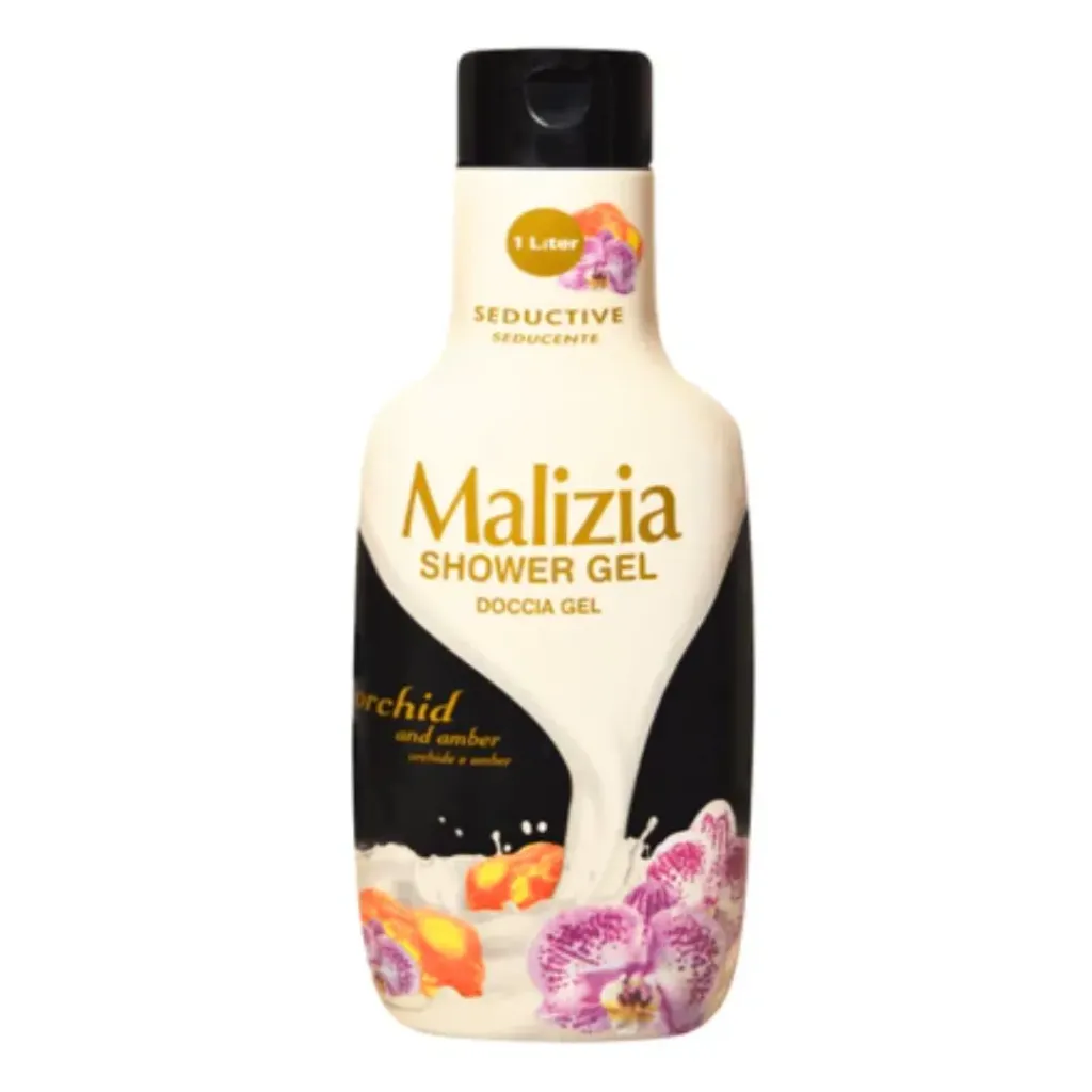 Malizia Revitalizing Shower Gel Orchid And Amber 1L