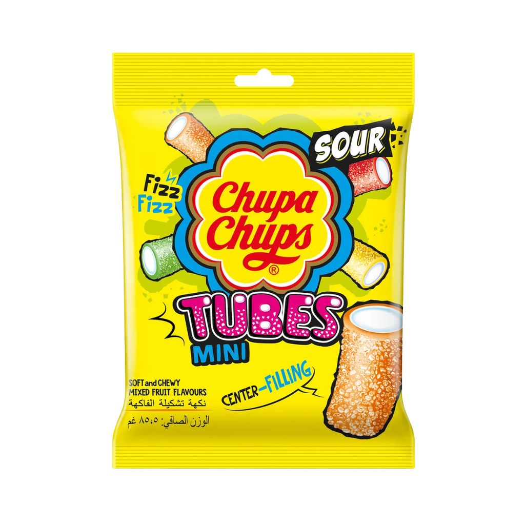 Chupa Chups Sour Mini Tubes Center - Filling 24.2g