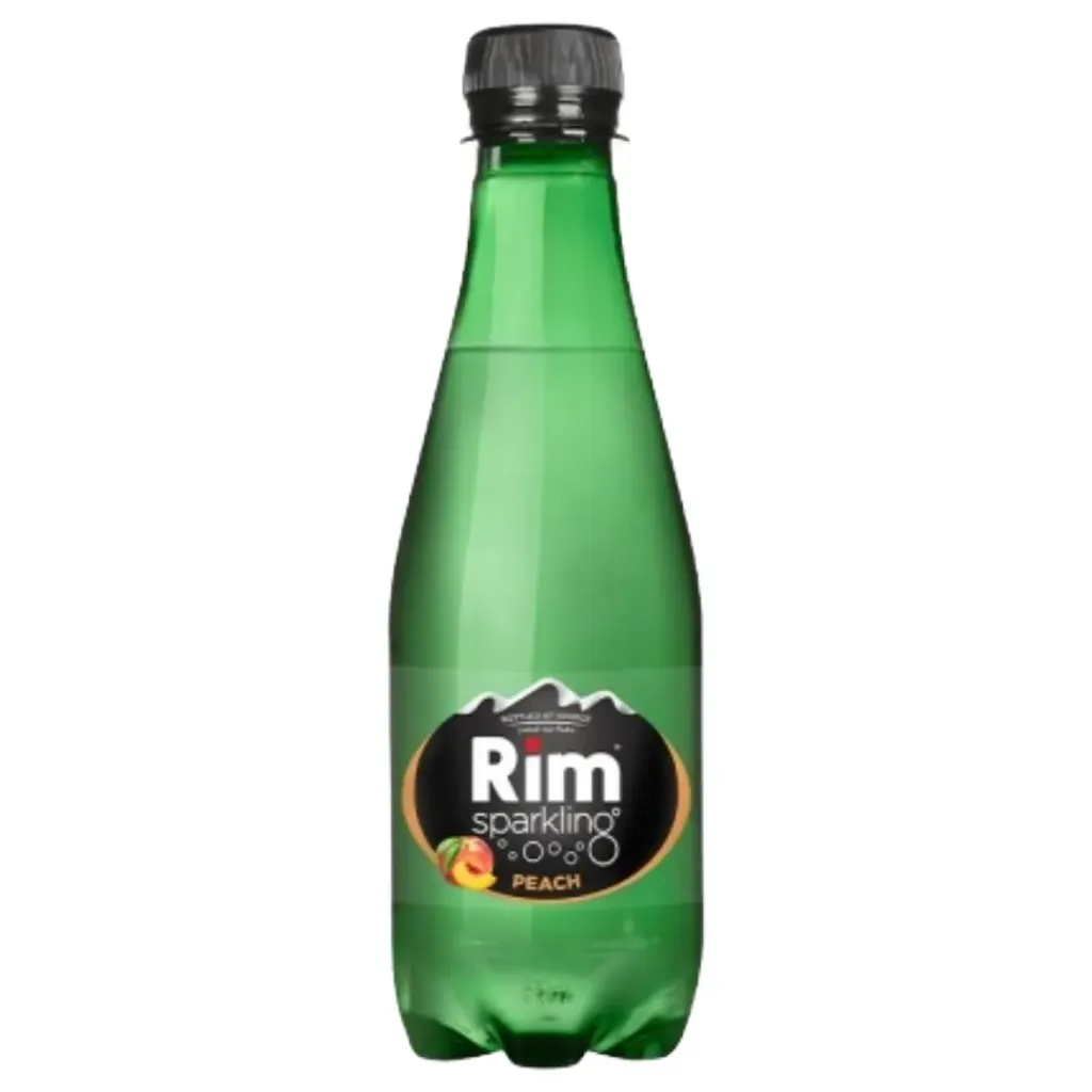 Rim Sparkling Water Peach Plastic 0.33L