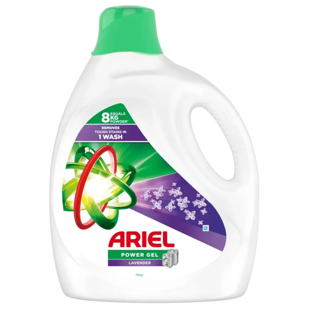 Ariel Power Gel Liquid Laundry Detergent Lavender 3.6kg