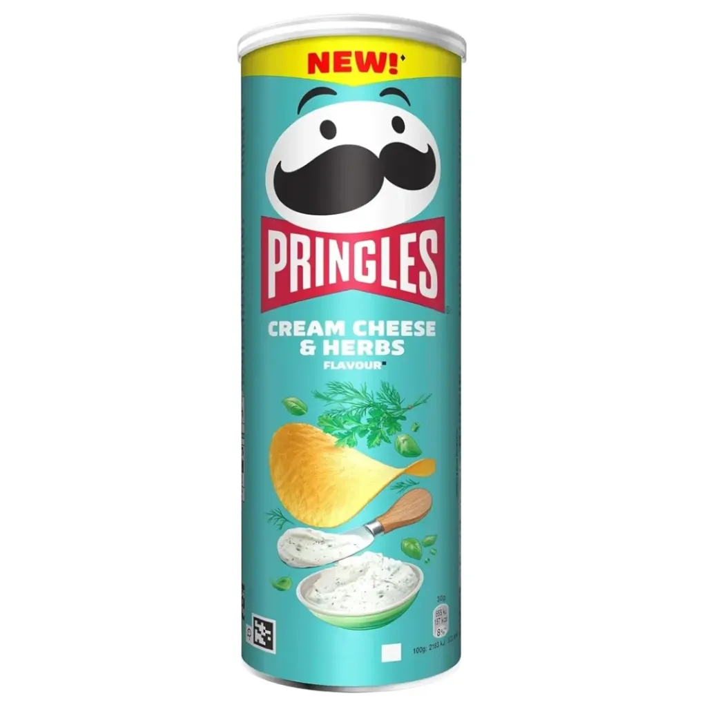 Pringles Cream Cheese & Herbs Flavour 165g