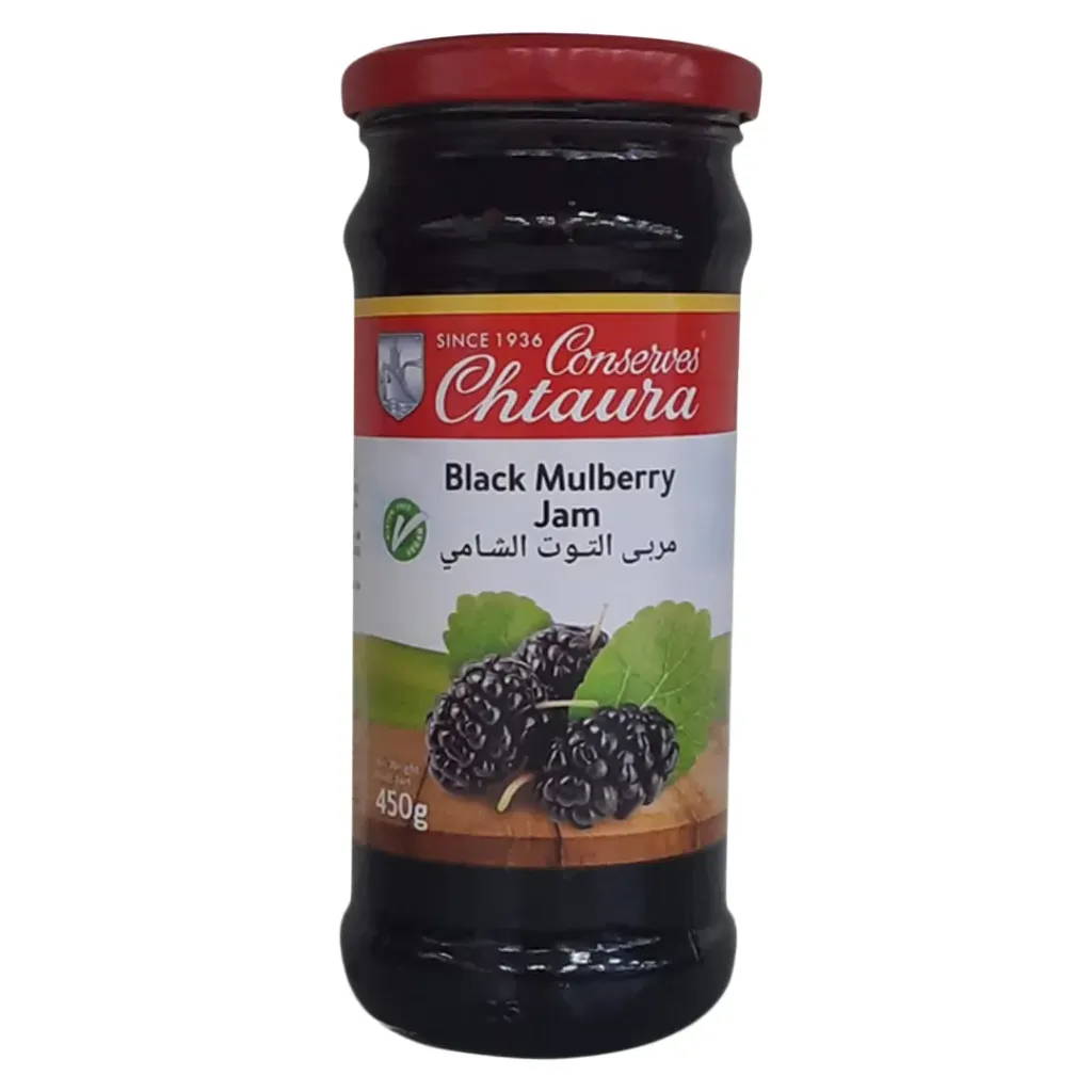 Conserves Chtaura Black Mulberry Jam Glass 450g