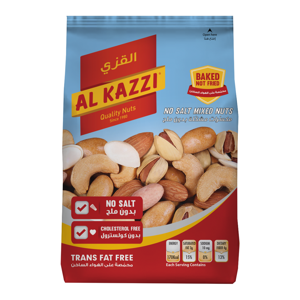 Al Kazzi No Salt Mixed Nuts 150g