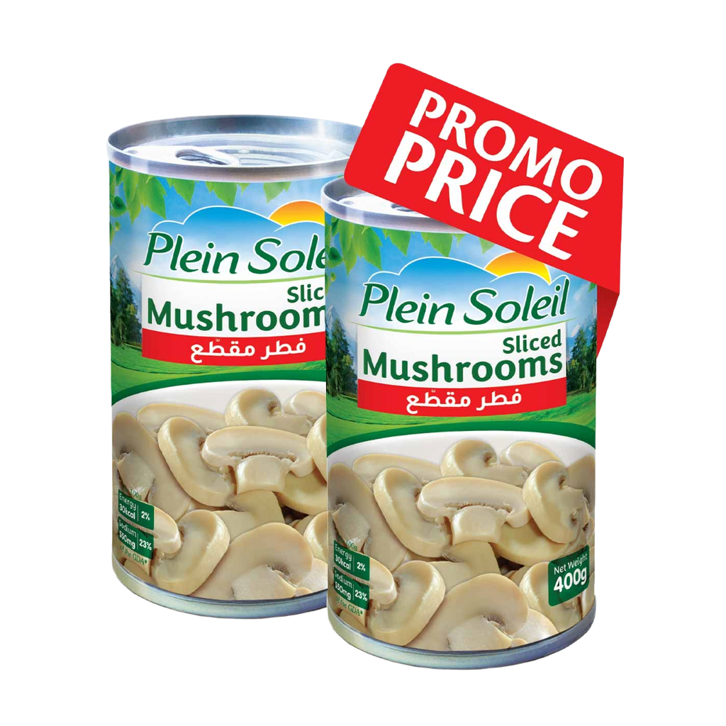 Plein Soleil Sliced Mushrooms Can 400g x2