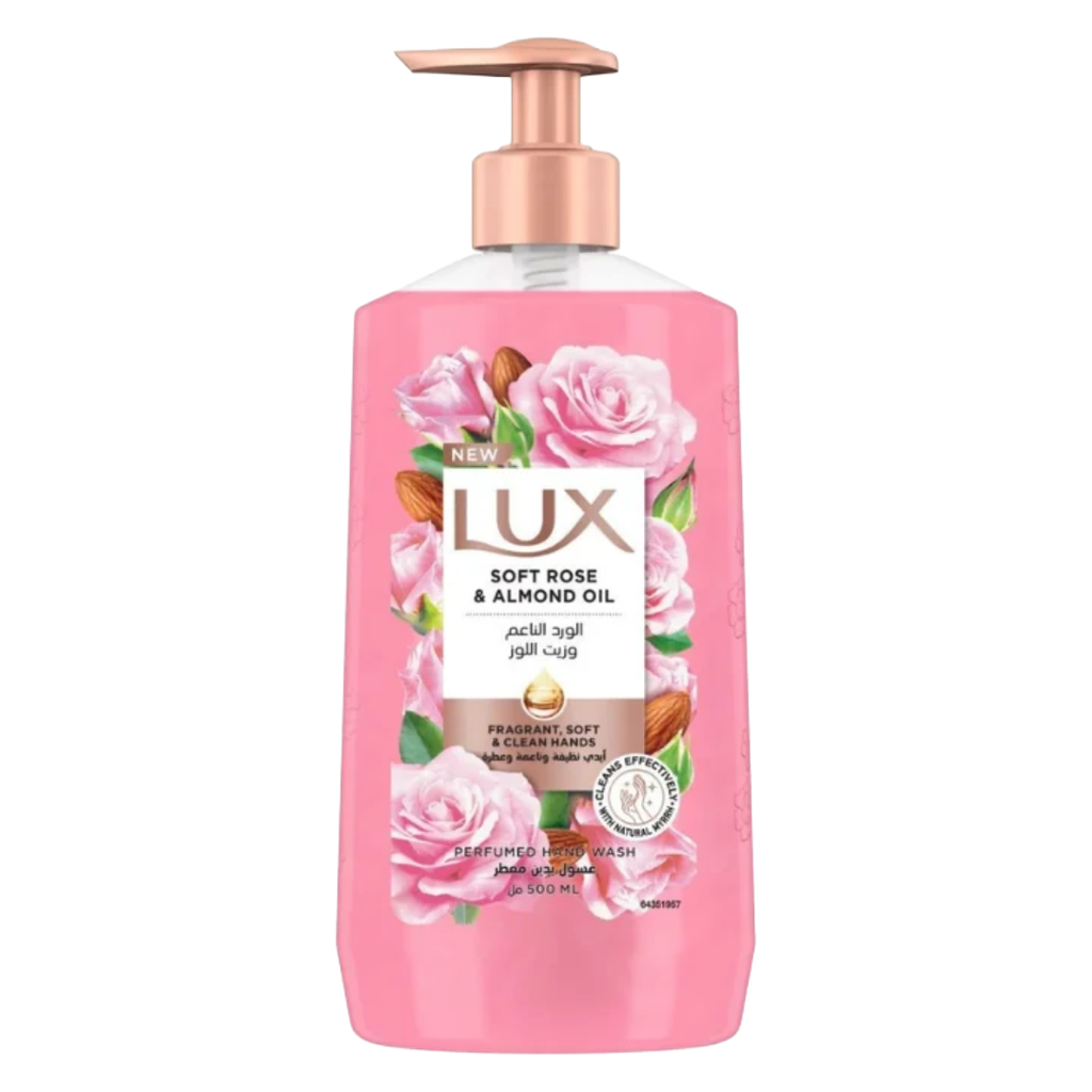 Lux Perfumed Hand Wash Soft Rose & Almond Oil 500ml