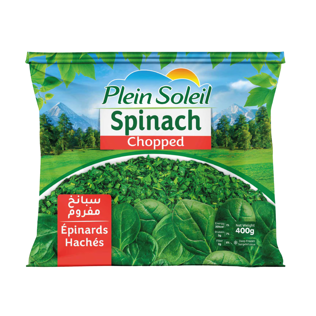 Plein Soleil Frozen Spinach Chopped 400g