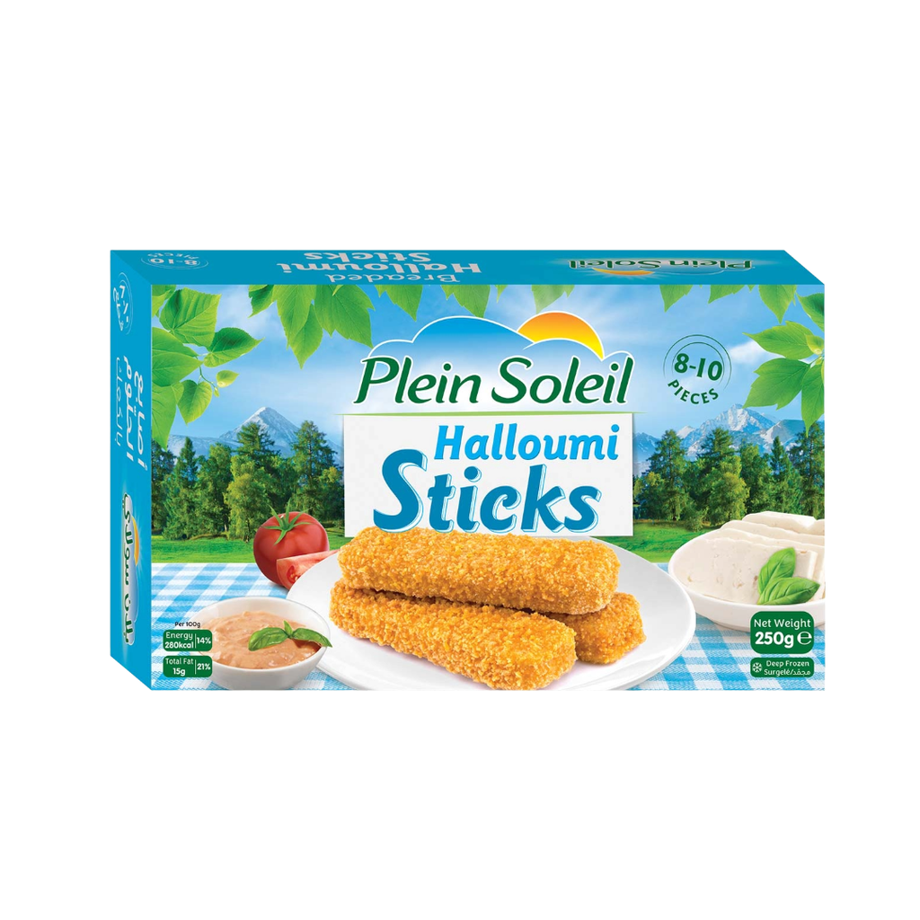 Plein Soleil Frozen Halloumi Sticks 8-10 Pieces 250g