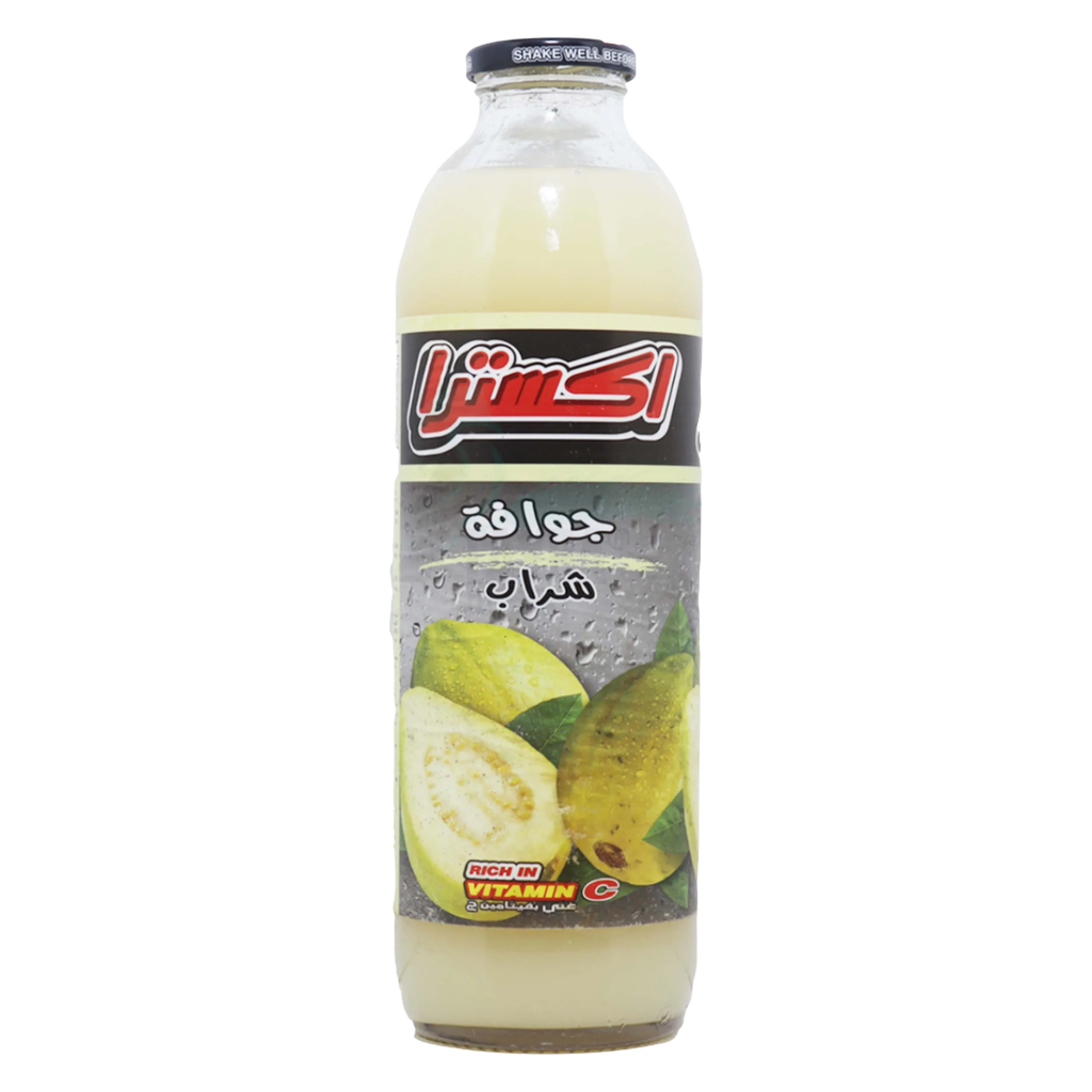 X-Tra Guava Juice Glass Bottle 1L