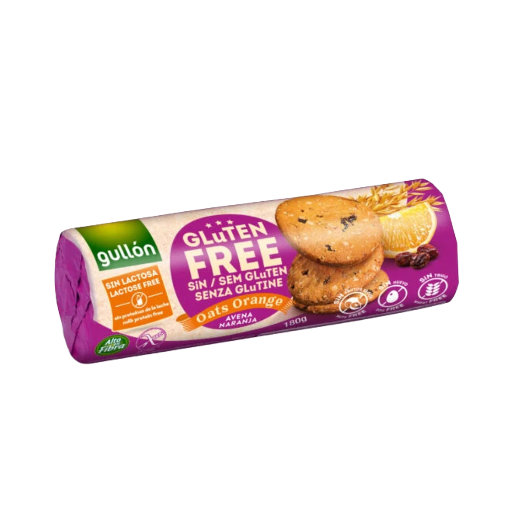 Gullon Gluten Free Oats Orange Biscuits 180g