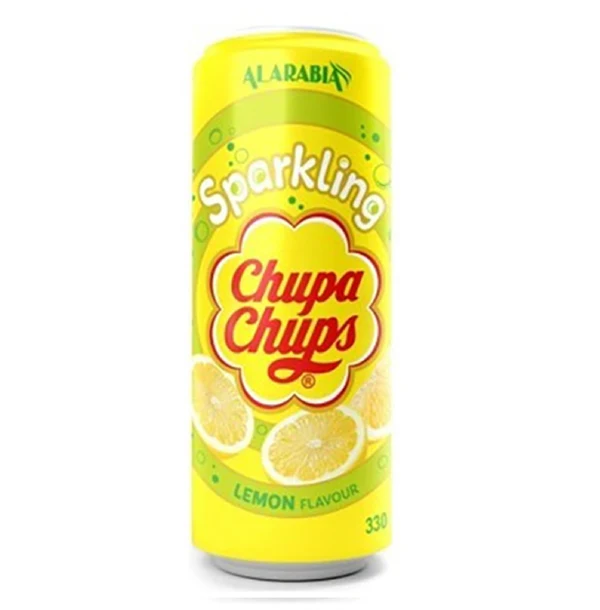 Chupa Chups Sparkling Drink Lemon Flavour 330ml
