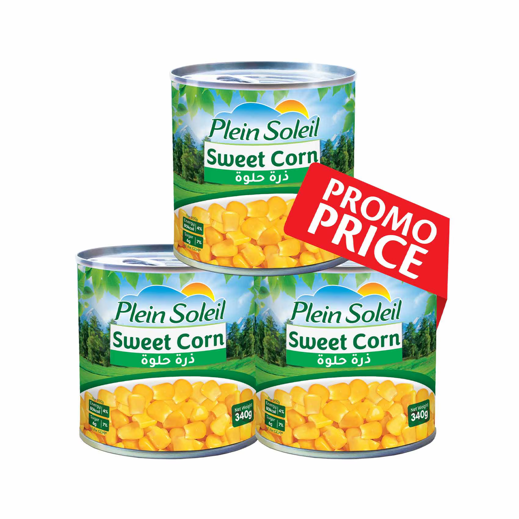 Plein Soleil Sweet Corn 340g X3