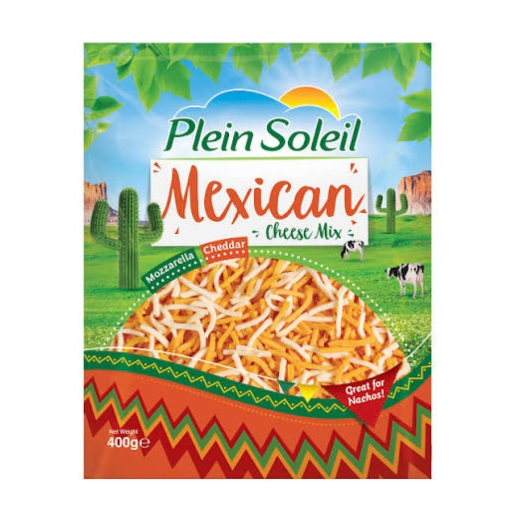 Plein Soleil Mexican Cheese Mix Shredded 400g