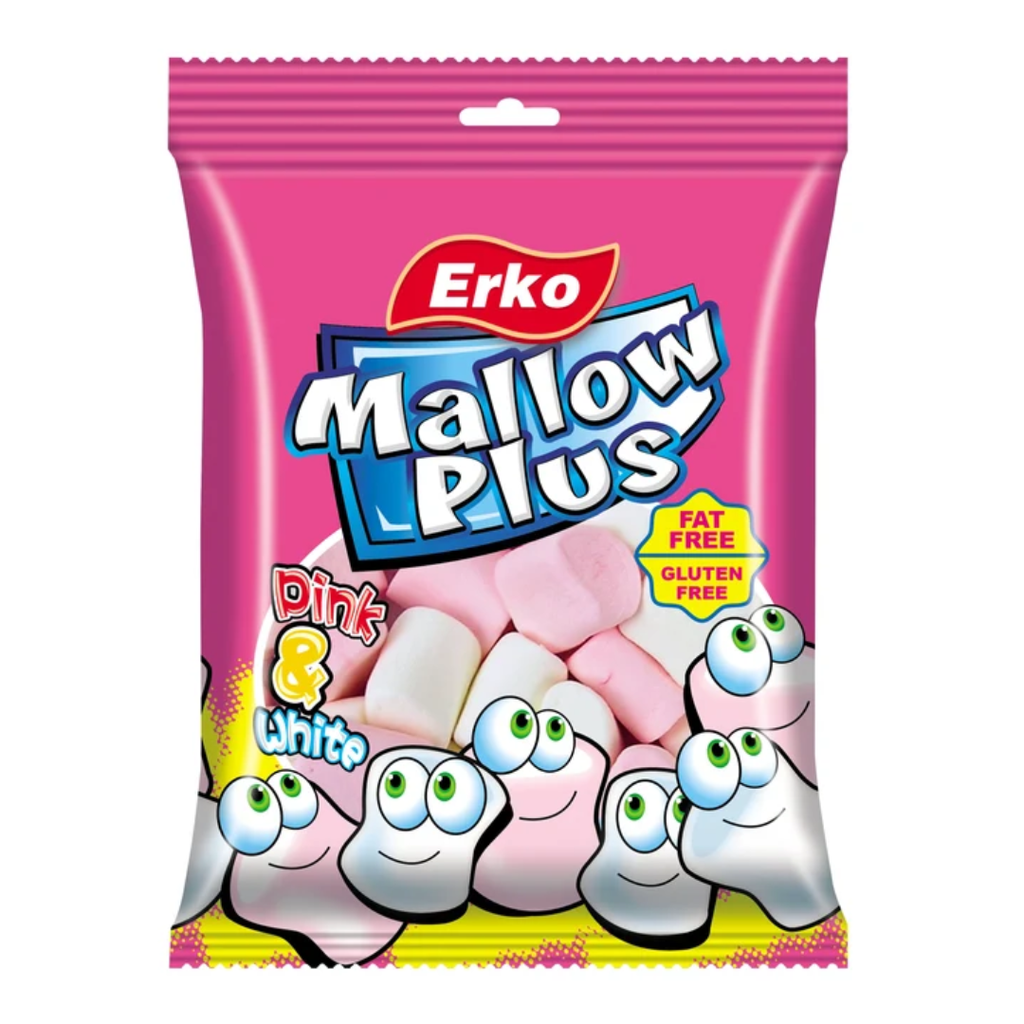 Erko Marshmallow Pink & White 100g